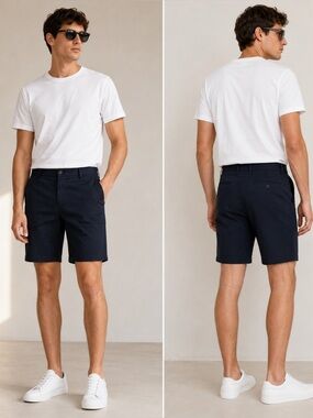 Everlane mens navy chino shorts 32